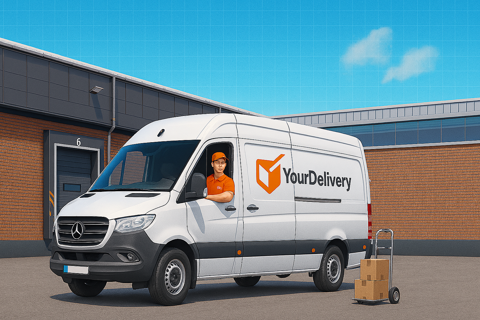 3PL warehouse with integrated delivery overflow management system